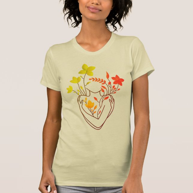 Dama de flores - Camiseta Retro Edition (Anverso)