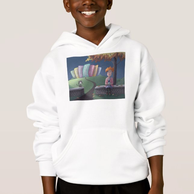 Dama de gato en el parque Hoodie (Anverso)