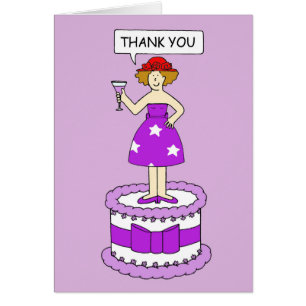 Dama de Gorra Rojo Gracias