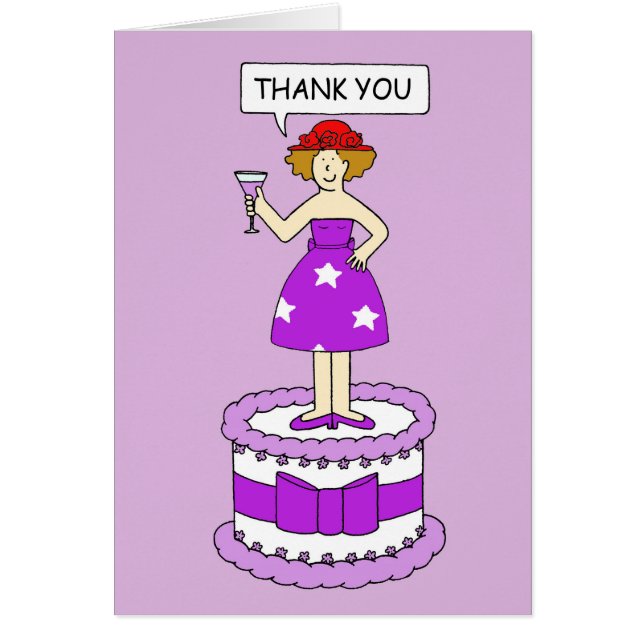 Dama de Gorra Rojo Gracias (Frente)