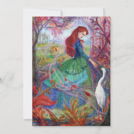 "Dama de Highland". Tarjeta plana