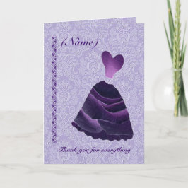 Dama de honor Agradecimiento de boda - Vestido MOR