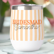 Dama de honor con nombre en letra script moderna n