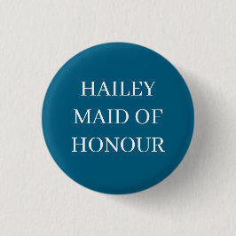 DAMA DE HONOR PERSONALIZADA INSIGNIA BOTÓN DE BODA