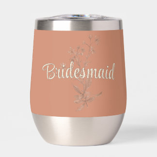 Dama de honor personalizada rústica boho flores si