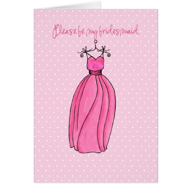 dama de honor rosada (Frente)