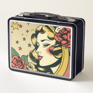 Dama de luna Crescent estilo Retro 50