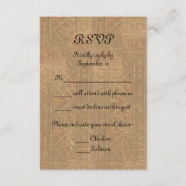 Dama de Renacimiento y Boda Medieval Knight RSVP