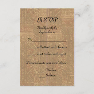 Dama de Renacimiento y Boda Medieval Knight RSVP