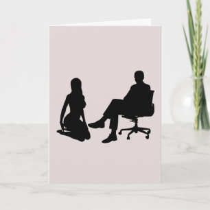 DAMA DE RODILLA (SUB/DOM) TE AMO TARJETAS KINKY