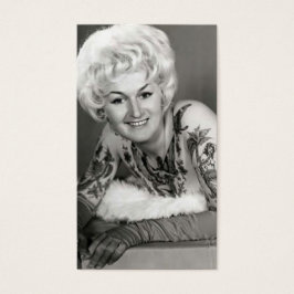Dama de tatuajes de los años 60
