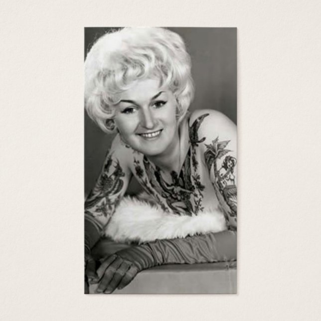 Dama de tatuajes de los años 60 (Frente)