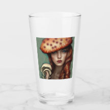dama del art nouveau artista diseñadora hongo vidr
