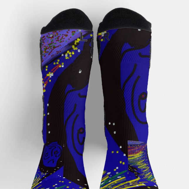 Dama en calcetines de invierno (Arriba)