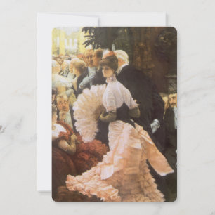 Dama política de James Tissot, victoriano antiguo