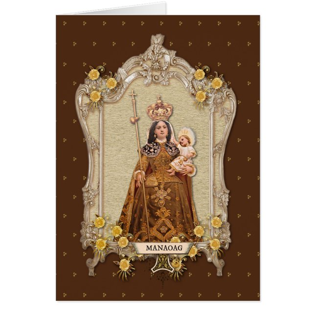 Dama religiosa de Filipinas Manaoag Católica (Frente)