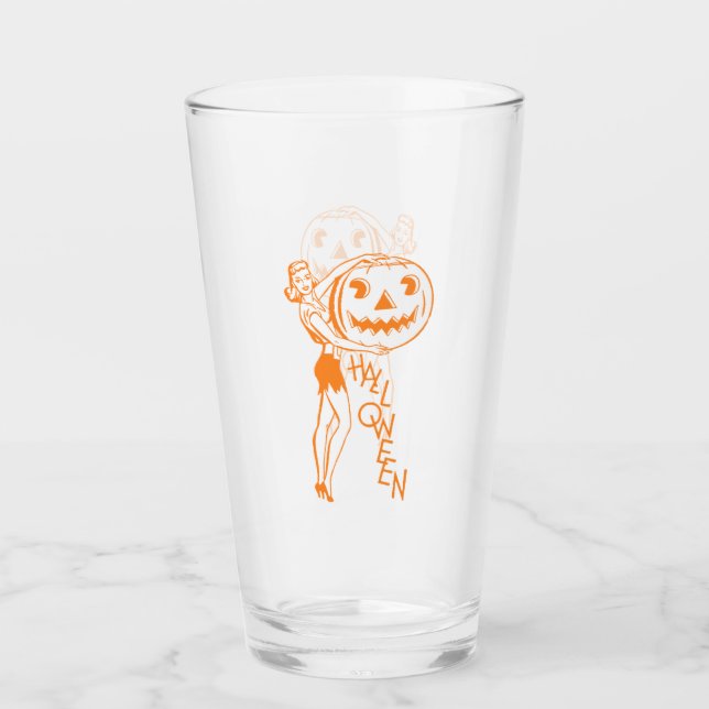 Dama Retro con Calabaza (Anverso)