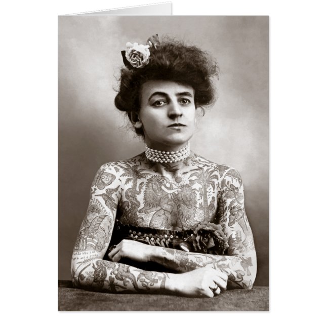 Dama Tatuada, 1907 (Frente)