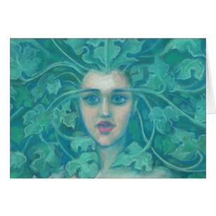 Dama Verde / Reina Forestal, arte de fantasía