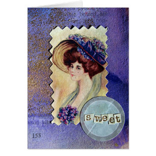 Dama violeta morada dulce