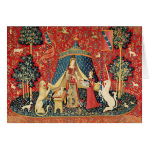 DAMA Y UNICORNIO Flores,Animales Fantasía Navidad