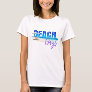 Damas Casuales de la Playa de las Camisetas de Ver