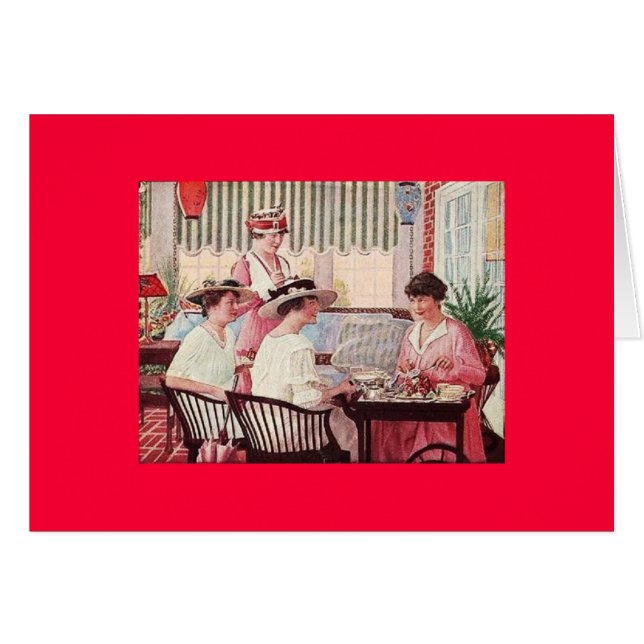 Damas de época del té (Anverso (Horizontal))