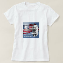 Damas de gato por camiseta de Kamala