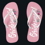 Damas de Honor Simples Bodas Caligrafía | Chanclas<br><div class="desc">Para una personalización adicional, haga clic en el botón "Personalizar" y use nuestra herramienta de diseño para modificar esta plantilla. Si las opciones están disponibles, puede cambiar el texto y la imagen simplemente haciendo clic en "Editar/Eliminar texto o imagen aquí" y agregar el suyo. Si desea que este diseño se...</div>