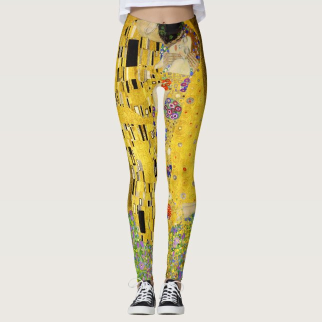 Damas Leggings con el beso de Klimt (Anverso)