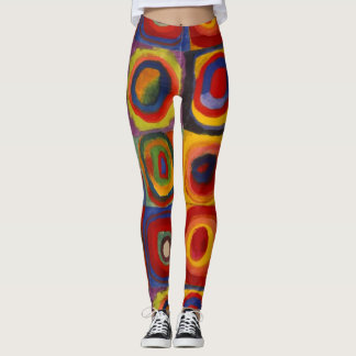 Damas Leggings con plazas de Kandinsky