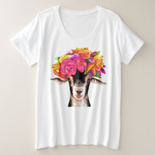 Damas más tamaño Tee Posey the Goat