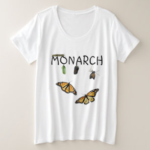 Damas Plus tamaño Ball Tee Monarch Ciclo de vida