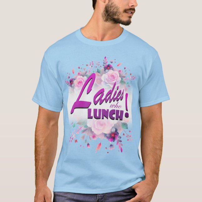 Damas que almorzan camiseta (Anverso)