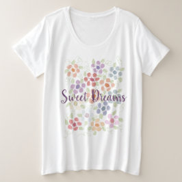 Damas Sueños Dulces Camisa Florida