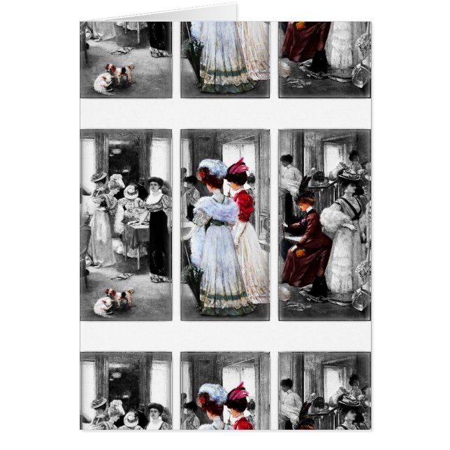 damas victorianas de época (Frente)