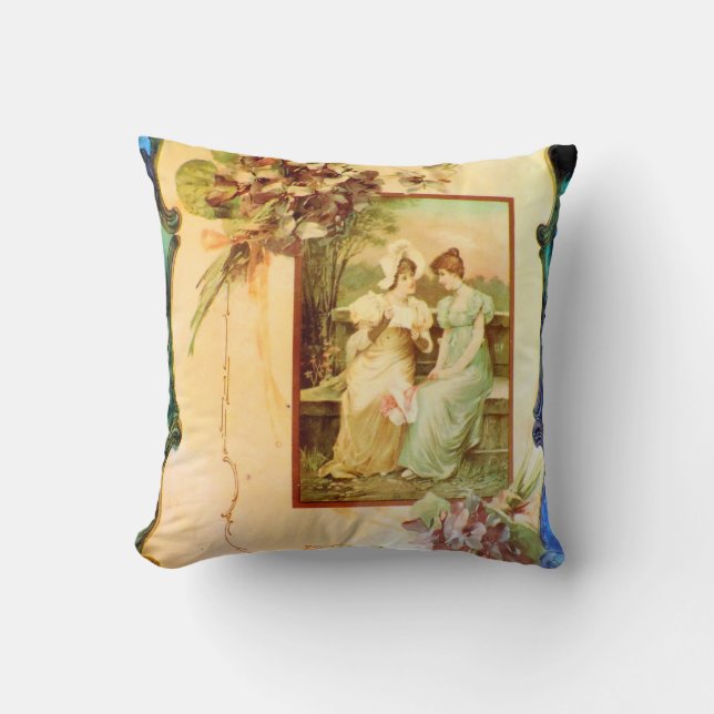 Damas victorianas en la almohada de diseño de foto (Anverso)