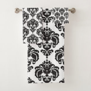Damascado Glam Royal Negro y Blanco