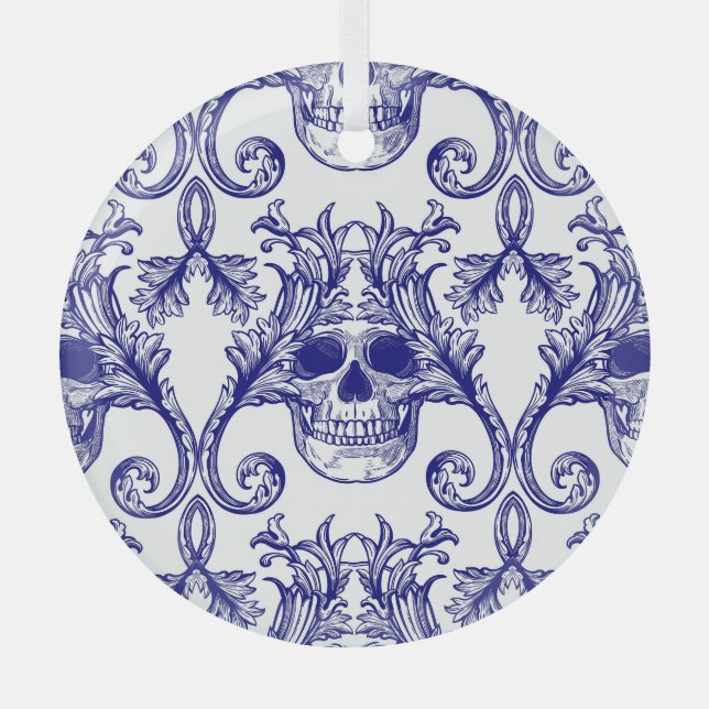 damasco bohemio, adorno sin costura. (Anverso)