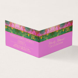 Damasco de Grunge Rosado Salvaje - Tarjeta de visi