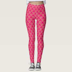 Damasco de oro sobre piernas rosadas - Pantalones 