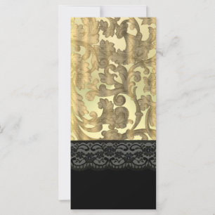 Damasco de oro y encaje