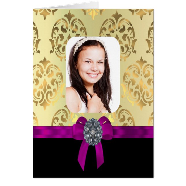 Damasco de oro y negro (Frente)