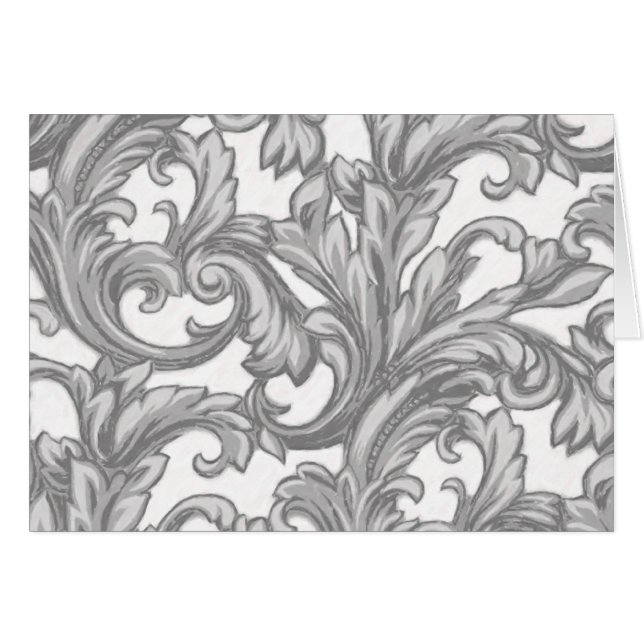 Damasco deslumbrante, plateado y blanco (Anverso (Horizontal))