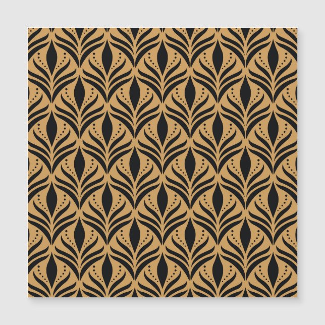 Damasco floral: Elegante cosecha (Anverso)