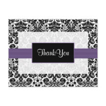 damasco morado gracias tarjetas