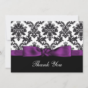 damasco morado gracias tarjetas