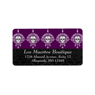 Damasco Muerto - Etiquetas de dirección de cráneo