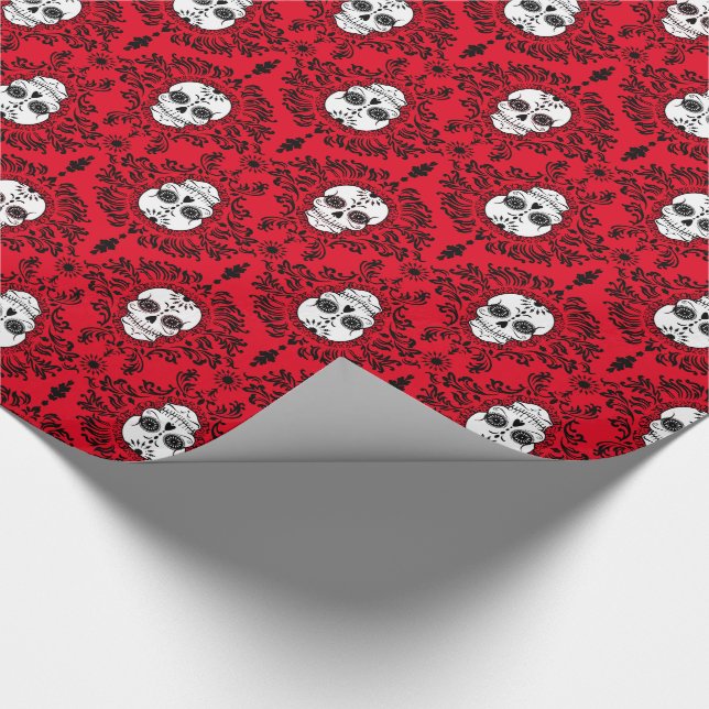 Damasco muerto - papel de embalaje elegante de los (Esquina)