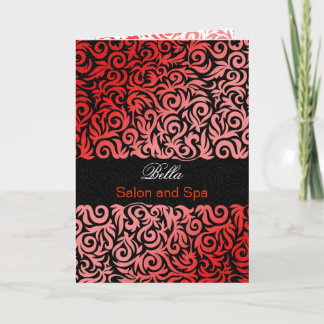 damasco rojo Business gracias a las tarjetas